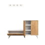 Hanah Home FİJEL Zapatero Roble y Blanco